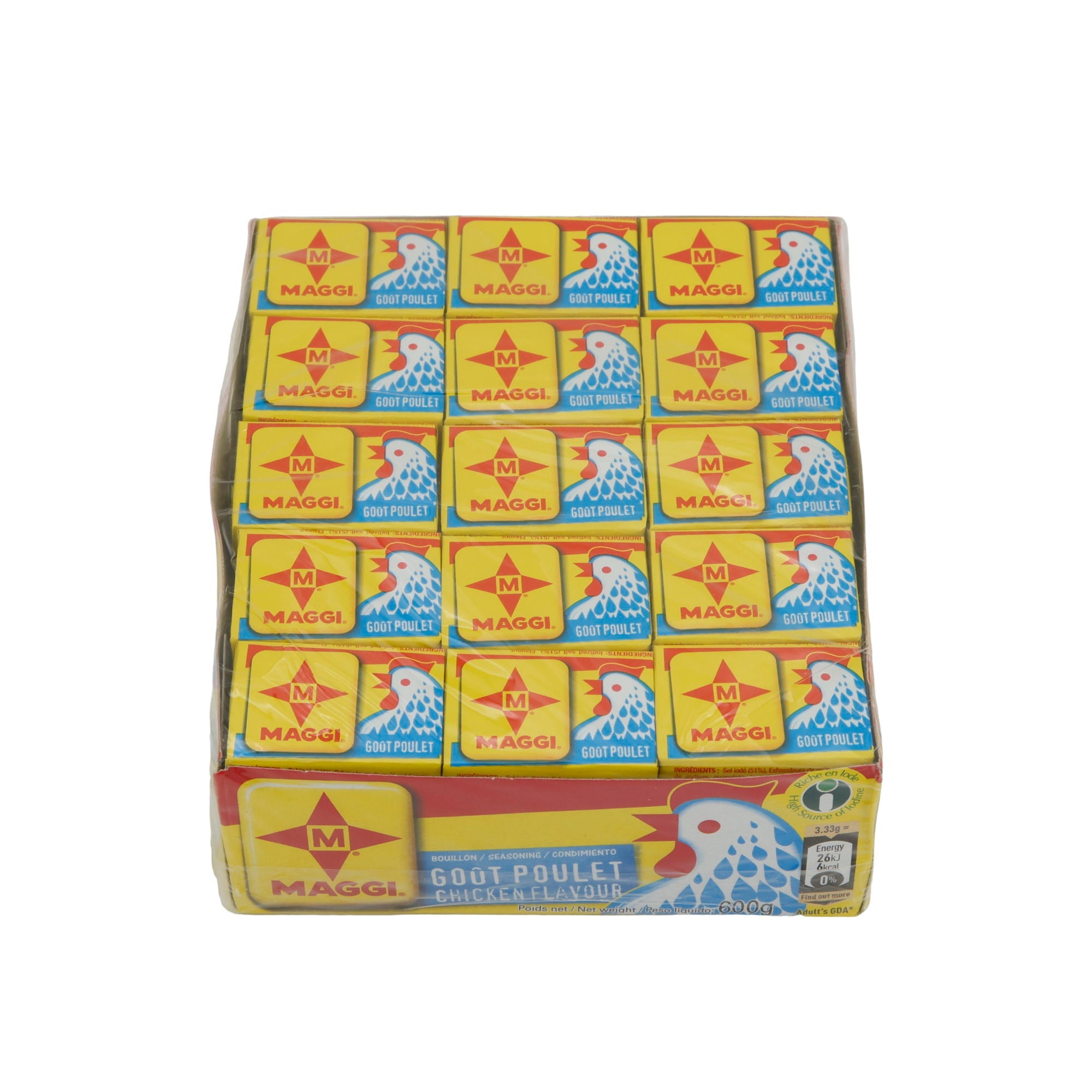 Goût Poulet Maggi | Würze | Hühnerbrühwürfel | 600 g (60 Würfel) MAGGI